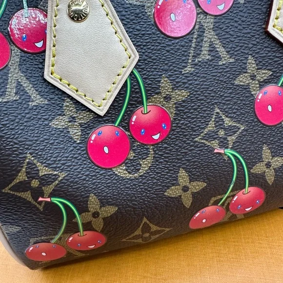 NEW Louis Vuitton LV x TM Murakami Cherry Cerises Speedy 20 - Picture 7 of 12